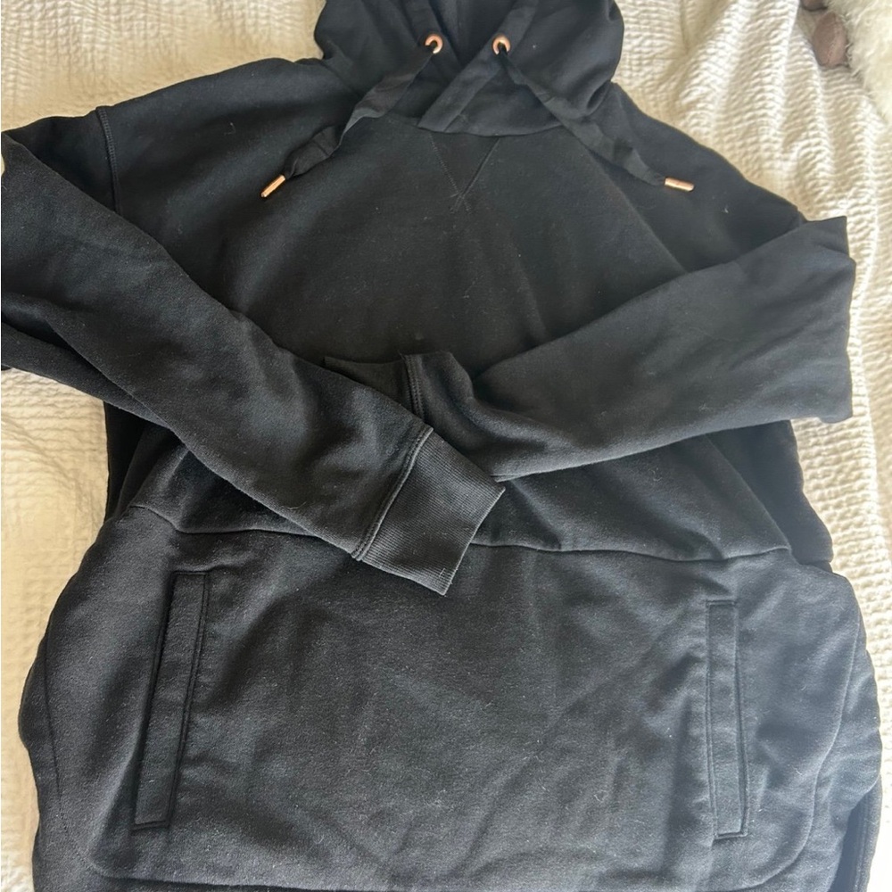 Black Hoodie with Front Pocket